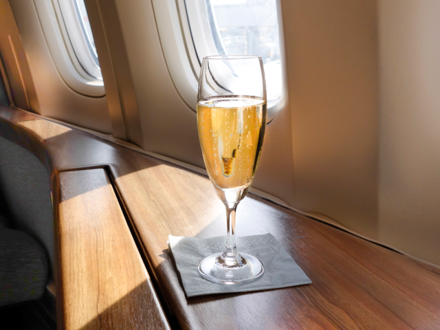 Канадец судится с авиакомпанией из-за шампанского