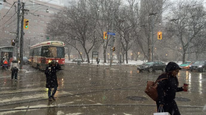 Зима придет в Торонто сегодня