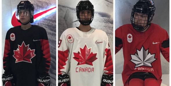 Новая хоккейная форма канадцев в Пхёнчане
