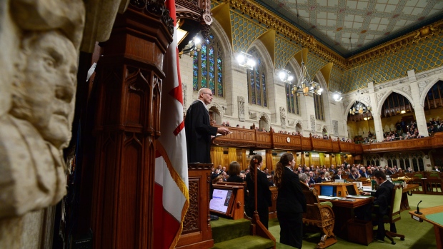 Тайное голосование в палате Общин канадского парламента
