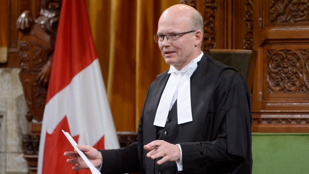 Спикер канадского парламента внес свою лепту в историю