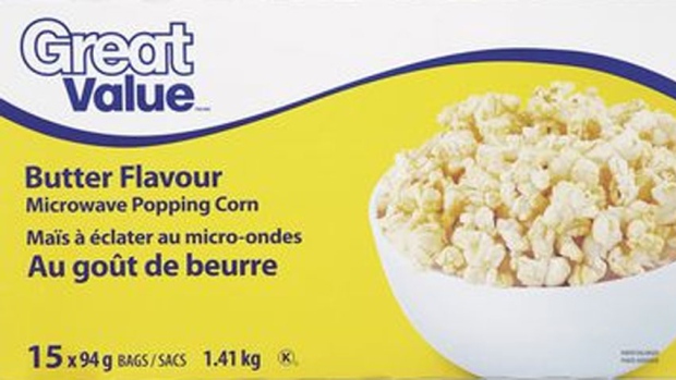 Кукурузные зерна для поп-корна отзываются из продажи в Канаде