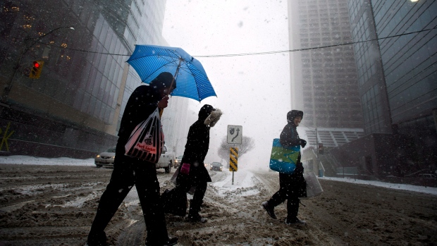 Зима, ничего не попишешь: еще один снегопад в Большом Торонто