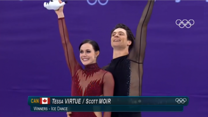 Канадцы Тесса Виртю и Скотт Мойр завоевали золото в танцах на льду