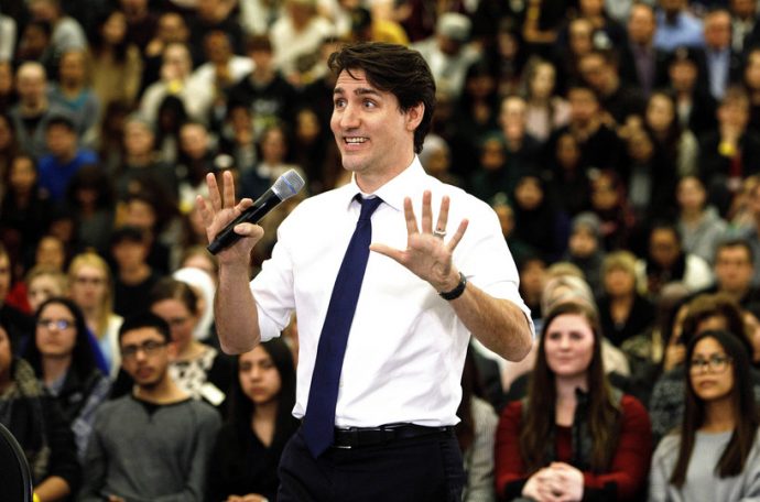 Газета Toronto Sun резко критикует премьер-министра Канады за его «ляпы» в общении с публикой