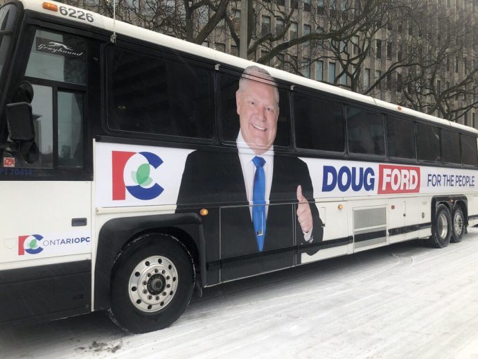 Даг Форд «для народа»: готов автобус для политического турне