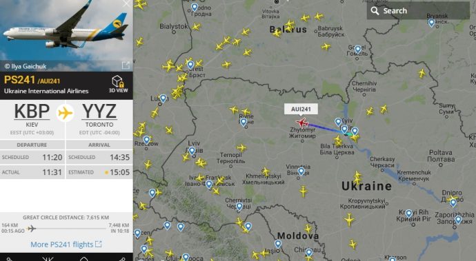 С сегодняшнего дня возобновились авиарейсы из Украины в Канаду