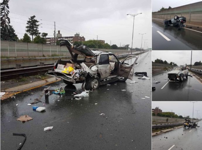 Полиция предполагает: причиной аварии на QEW был пьяный водитель