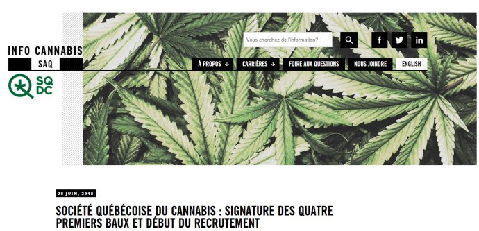 Квебек нанимает продавцов марихуаны