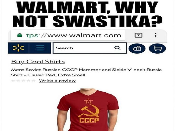 Канадский Walmart продает советскую символику