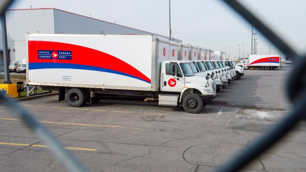 Ротационные забастовки канадской почты продолжатся и на следующей неделе