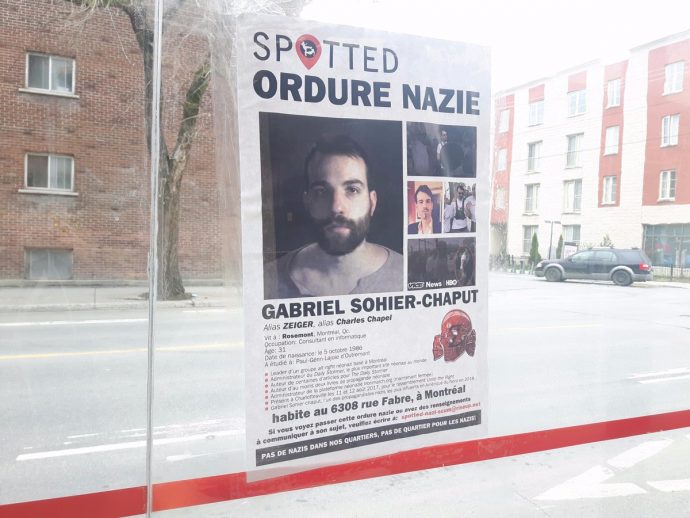 Полиция Монреаля разыскивает неонациста
