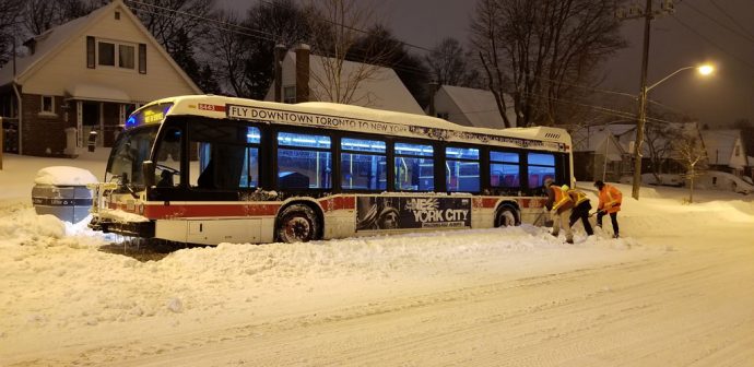 Снегопад в Торонто оказался рекордным