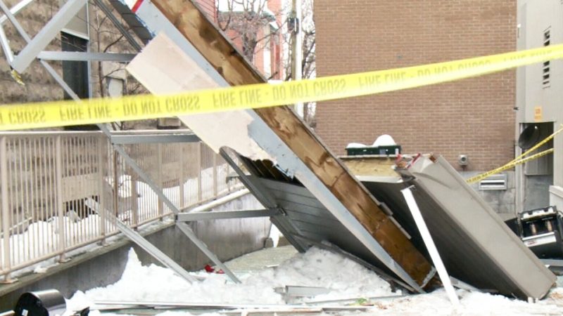 В канадской столице обрушились балконы жилого дома