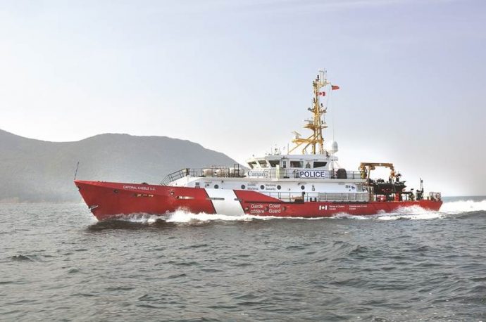 На новых кораблях береговой охраны Канады «штормит» без шторма