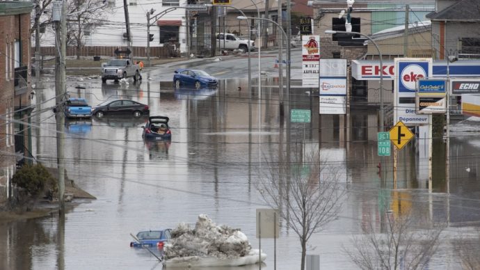 Предупреждение о наводнении от Онтарио до Нью-Брансуика