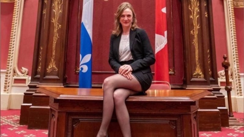 Сторонница «открытых браков» эпатирует парламент Квебека