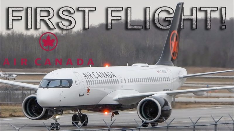 Разработанный Bombardier самолет принят на службу в Air Canada