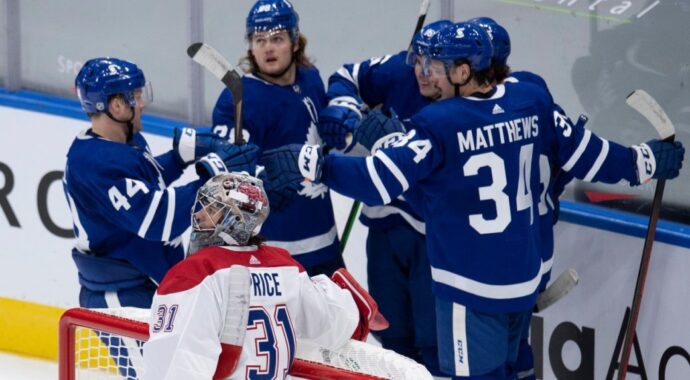 Первый матч сезона: Toronto Maple Leafs — Montreal Canadiens 5:4