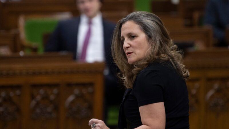 Фриланд торопит оппозицию канадского парламента