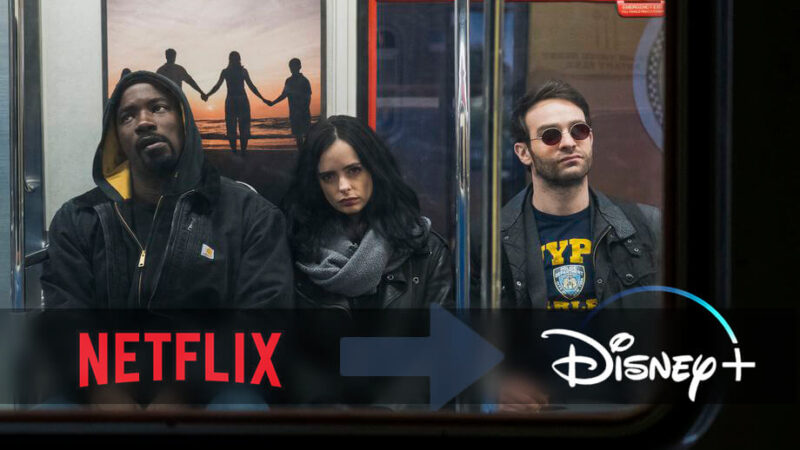 В Канаде фильмы и сериалы от Marvel с Netflix-а переходят на Disney Plus