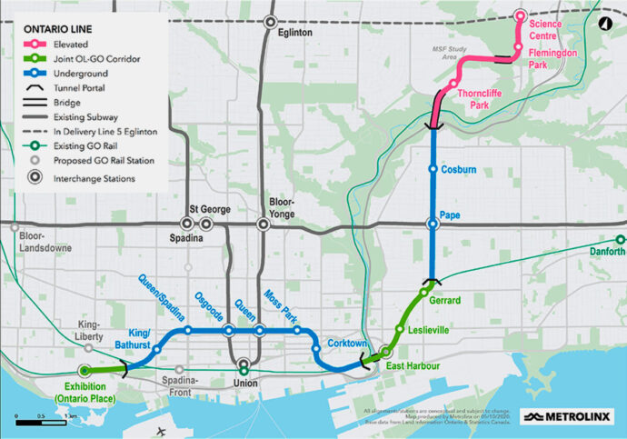 Даг Форд и Джон Тори приступили к строительству 16-километровой линии Онтарио