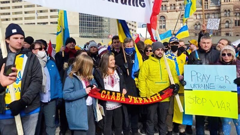 Христи Фриланд: Это не цвета украинских ультраправых националистов, а нападки на украинскую общину